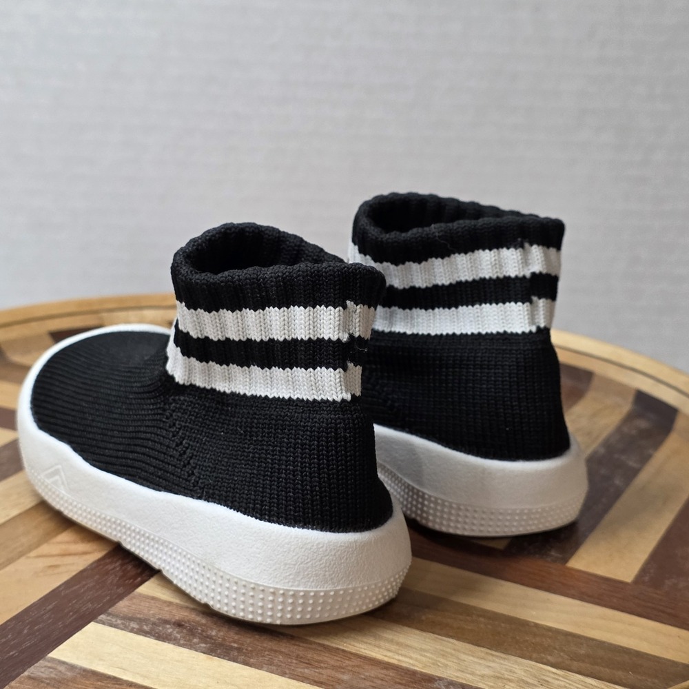 Engtoy Baby Shoe Sock Non-Slip Breathable 5 Months Infant Black Excellent - Picture 2 of 12